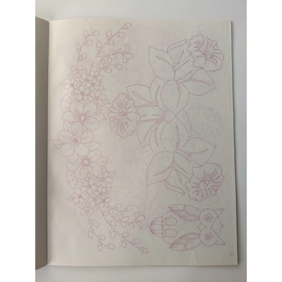 VTG 1977 Jonell's Transfer Patterns for Loop Embroidery ~ Retro Iron On Patterns - Picture 7 of 9